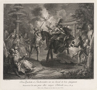 KG 12964
          <br/>
          Don Quichot en knecht in de waan de hemel te doorkruisen.
          <br/>
          <em>Tardieu, Jacques Nicolas (1718-1795)</em>